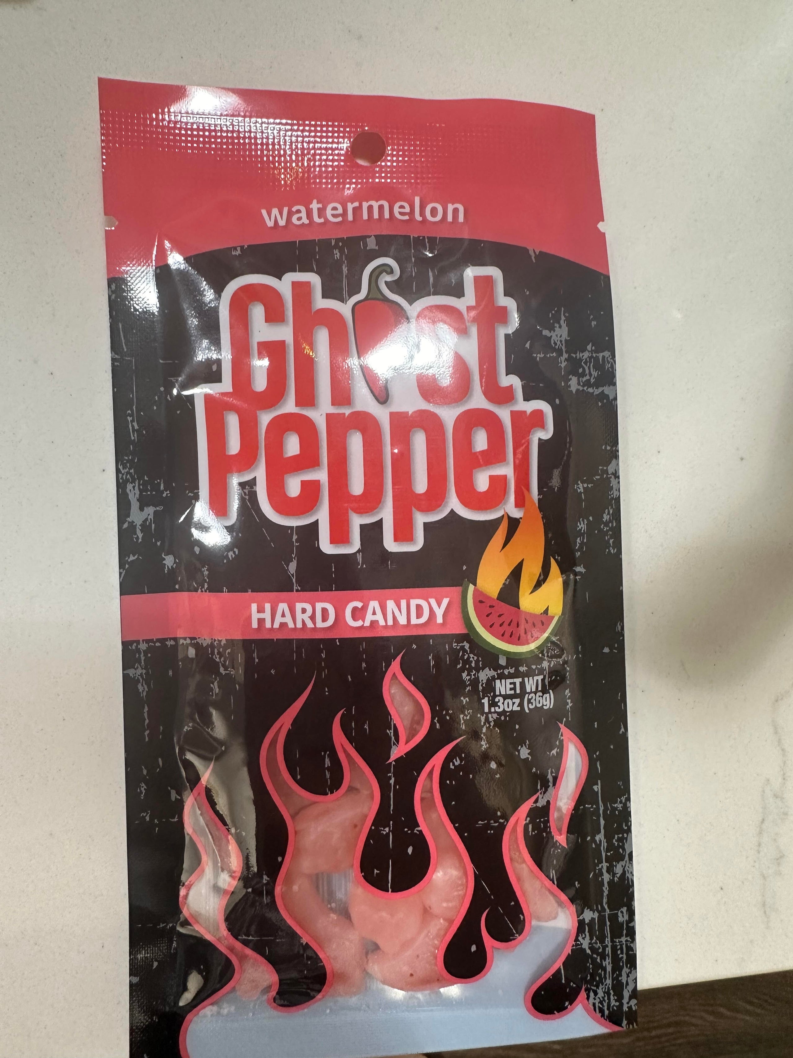 Watermelon Ghost Pepper Hard Candy Garrison Goodies
